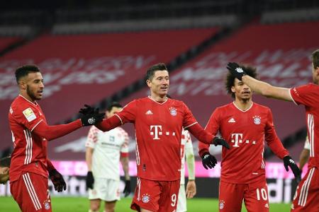 5:2 nach 0:2: Bayern ringen freche Mainzer nieder 5:2 nach 0:2: Bayern ringen freche Mainzer nieder