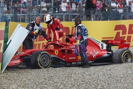 DER Turning-Point der WM 2018! Als WM-Leader reist Vettel zum Heimrennen, sichert sich auf dem Hockenheimring zudem die Pole...