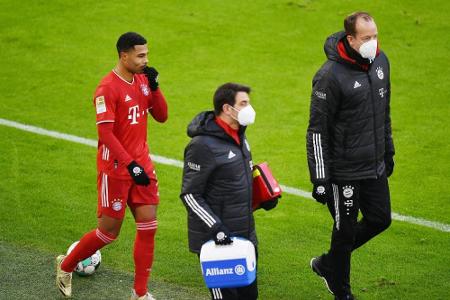 Nach Gnabry-Verletzung: Flick gibt Entwarnung Nach Gnabry-Verletzung: Flick gibt Entwarnung