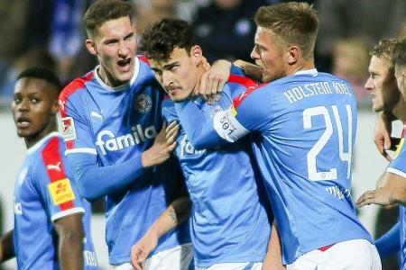 Zurück im Ligaalltag: Kieler Pokalhelden verlieren gegen den KSC Zurück im Ligaalltag: Kieler Pokalhelden verlieren gegen den KSC