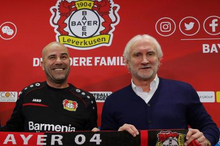 Völler hat volles Vertrauen zu Trainer Bosz Völler hat volles Vertrauen zu Trainer Bosz