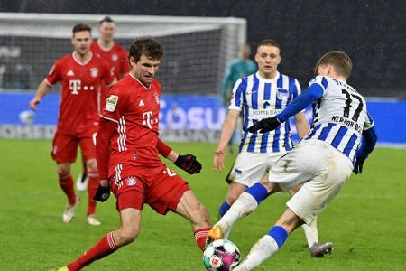 Sieg im Berliner Schneetreiben: Bayern gelingt Generalprobe für Klub-WM Sieg im Berliner Schneetreiben: Bayern gelingt Generalprobe für Klub-WM