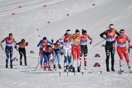 Warmes Wetter in Oberstdorf: Langläufer starten schon am frühen Morgen Warmes Wetter in Oberstdorf: Langläufer starten schon am frühen Morgen