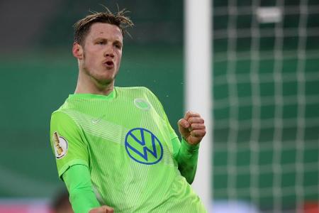 Weghorst schießt müde Wolfsburger ins Viertelfinale Weghorst schießt müde Wolfsburger ins Viertelfinale