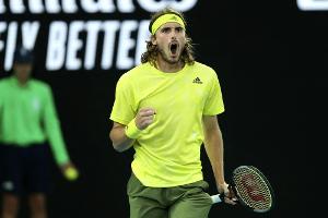 Tsitsipas kämpft Kokkinakis in fünf Sätzen nieder