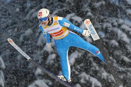 Skispringen: Hamann zur Halbzeit Zwölfter - Granerud führt Skispringen: Hamann zur Halbzeit Zwölfter - Granerud führt