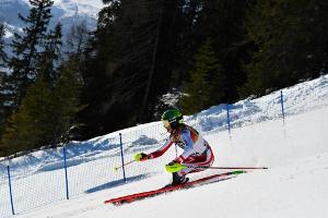 WM-Slalom: Liensberger führt, Shiffrin abgeschlagen, Dürr Siebte