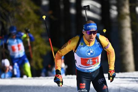Preuß und Lesser verpassen Medaille in der Single-Mixed-Staffel klar Preuß und Lesser verpassen Medaille in der Single-Mixed-Staffel klar