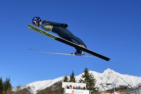Skispringerin Vogt nach Knieproblemen zurück im Weltcup Skispringerin Vogt nach Knieproblemen zurück im Weltcup