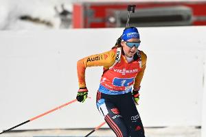 Preuß Sechste im Massenstart: Keine Einzelmedaille für deutsche Biathletinnen