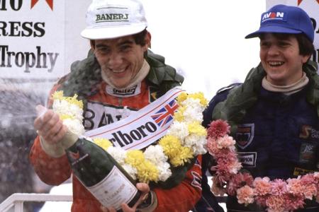Senna und Brundle 1983 in der britischen Formel 3 Senna und Brundle 1983 in der britischen Formel 3