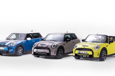 Mini (2021) Facelift: Neue Front und funky Mehrfarb-Dach