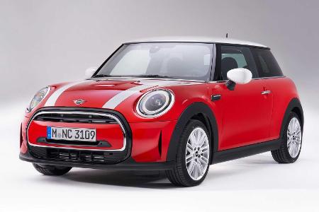 Mini (2021) Facelift: Neue Front und funky Mehrfarb-Dach
