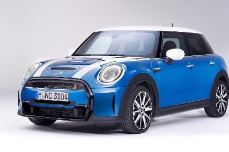 Mini (2021) Facelift: Neue Front und funky Mehrfarb-Dach
