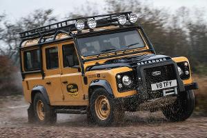 Land Rover Defender Works V8 Trophy: Camel lässt grüßen