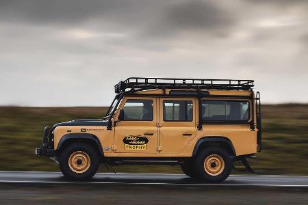 Land Rover Defender Works V8 Trophy: Camel lässt grüßen