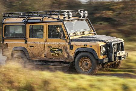Land Rover Defender Works V8 Trophy: Camel lässt grüßen