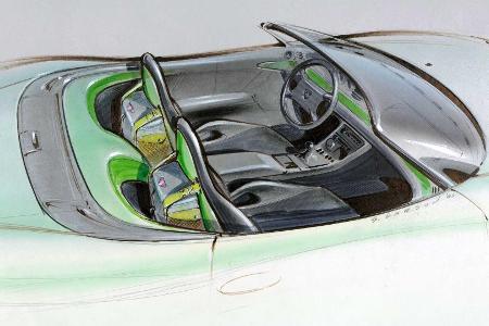 Vergessene Studien: Porsche Boxster (1993)