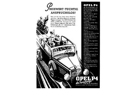 Opel P4 (1935-1937): Kennen Sie den noch?
