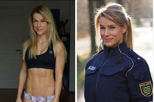 Instagram-Trend: Polizistinnen zeigen sich ohne Uniform 