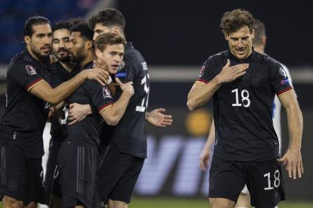 Die deutsche Fußball-Nationalmannschaft ist mit einem souveränen 3:0-Sieg gegen Island in das Länderspieljahr 2021 gestartet... Die deutsche Fußball-Nationalmannschaft ist mit einem souveränen 3:0-Sieg gegen Island in das Länderspieljahr 2021 gestartet...