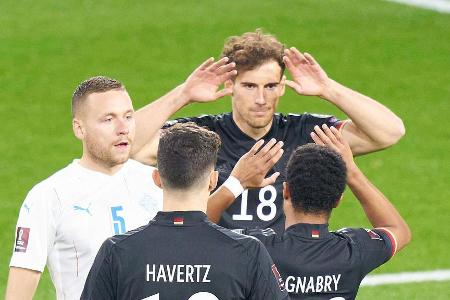 Brachte das DFB-Team mit einem klasse Abschluss (2.) in Führung. Suchte in der Folge ebenfalls immer wieder den Abschluss. B...