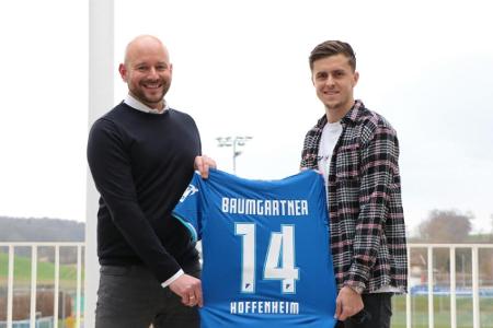 Hoffenheim verlängert mit Baumgartner bis 2025 Hoffenheim verlängert mit Baumgartner bis 2025
