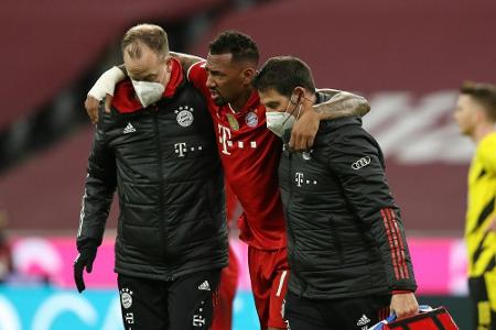 Flick: Boateng am Knie verletzt Flick: Boateng am Knie verletzt