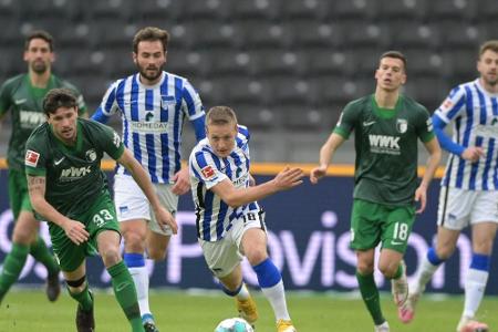 Hertha BSC gelingt Befreiungsschlag gegen Augsburg Hertha BSC gelingt Befreiungsschlag gegen Augsburg