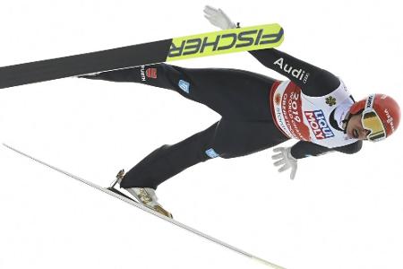 Frenzel/Rießle im WM-Teamsprint nach dem Springen auf Rang vier Frenzel/Rießle im WM-Teamsprint nach dem Springen auf Rang vier