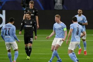 Siebte Pleite: Hilflose Gladbacher gegen ManCity ohne Chance