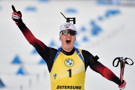 Doll vergibt Massenstart-Sieg in Östersund - Bö gewinnt Gesamtweltcup Doll vergibt Massenstart-Sieg in Östersund - Bö gewinnt Gesamtweltcup