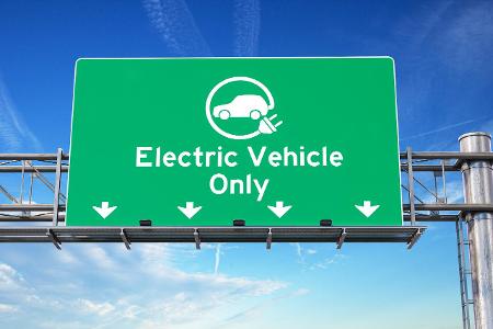 Verkehrsschild Elektroautos Verkehrsschild Elektroautos