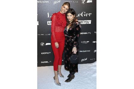 Lena Gercke mit Schwester Yana bei Lena Gerckes zweiter Chri... Lena Gercke mit Schwester Yana bei Lena Gerckes zweiter Chri...