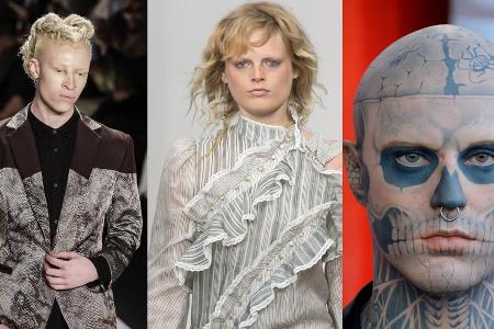 Es muss nicht immer die klassische Schönheit sein, die über den Laufsteg schreitet. Immer mehr Designer setzen auf Models, d...