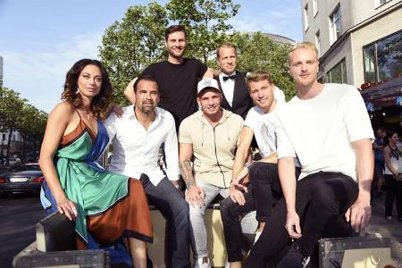 Das sind sie also, die Protagonisten der neuen ProSieben-Show 'Global Gladiators', die ab dem 1. Juni um 20:15 Uhr ausgestra...