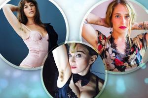 Neuer Trend: Stars zeigen ihre Achselhaare 
