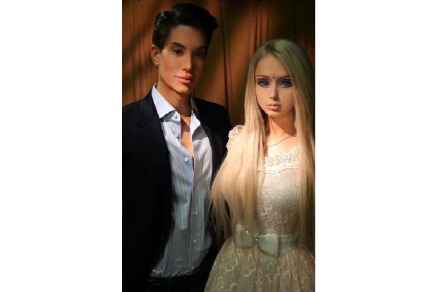 Barbie Ken Real Life Valeria Lukyanova Justin Jedlica Schönheits OP Operation Photoshop Skurril