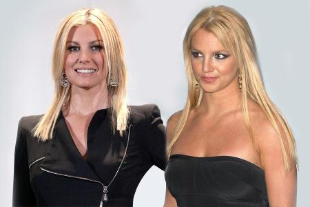 Die Sängerinnen Faith Hill und Britney Spears.
