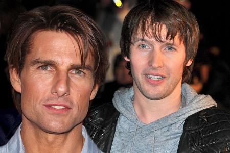 Tom Cruise und James Blunt.