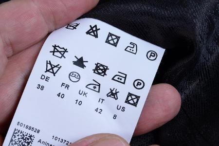 Kleidung Waschzettel Pflegehinweise Piktogramme Kleidung Was... Kleidung Waschzettel Pflegehinweise Piktogramme Kleidung Was...