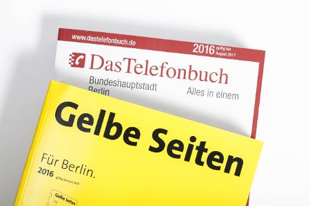 Gelbe Seiten und Das Telefonbuch Gelbe Seiten und Das Telefo...