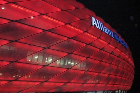 schönste fassaden Allianz Arena, München, Deutschland