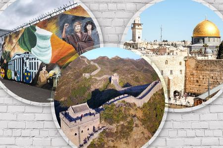 Collage bekanntese Mauern der Welt Xinhua imagebroker Photocase.jpg Collage bekanntese Mauern der Welt Xinhua imagebroker Photocase.jpg