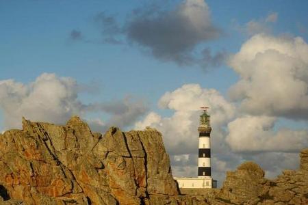 Leuchtturm Phare du Créac’h auf Ouessant (Frankreich)