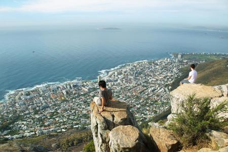 669 Meter über Kapstadt liegt der Lion's Head. Der Ausblick von der Spitze ist atemberaubend, allerdings können Besucher nur...