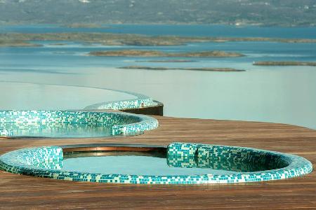 Hot Tubs im Arakur Ushuaia in Feuerland