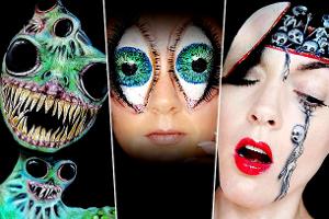 Nur Makeup: Diese Künstlerin wird regelmäßig zum Monster