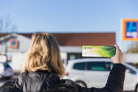 Ab 6. März gibt es Corona-Selbsttests beim Discounter
