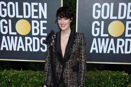 Globe-Gewinnerin Phoebe Waller-Bridge war eine der wenigen Künstlerinnen, die nicht auf das Abendkleid setzten. Sie erschien...